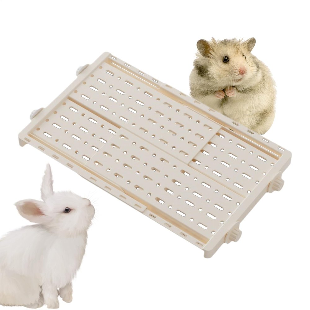 Hamster Hideout, Recessed Hideaway for Small Animals, Expandable Cage Accessory for Lying, Standing and Resting, Anti-Boredom House for Hamsters