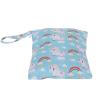 CFTGIW Double-Zipper Wet/Dry Diaper Bag, Rainbow Horse view 2
