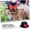 VILLFUL Adjustable Dog Hat for Puppies and Cats, Party Costume Hat with Delicate Texture view 3