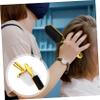 Neck Hair Brushes, 2-Piece Set, Plastic, Gold view 3