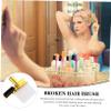 Neck Hair Brushes, 2-Piece Set, Plastic, Gold view 4