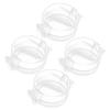 PERSELOSO 4-Pack Childproof Door Handle Locks, ABS Plastic, Adhesive, Tool-Free view 1