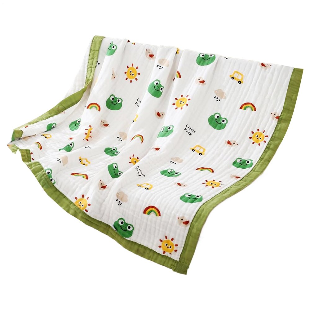 Muslin Throw Blanket – Lightweight, Breathable, and Quick-Drying