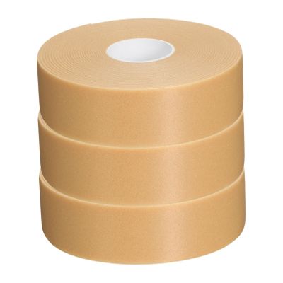 Heel Pads for Shoes, 3 Rolls, PE Foam, Beige