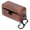 AZ80 Wooden Earbud Case, Walnut Protective Cover with Charging Support view 2