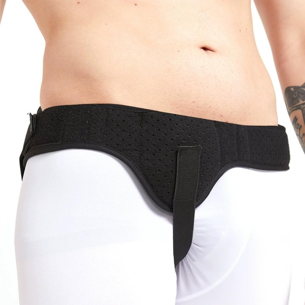 Unilateral Hernia Belt for Men and Women, Adjustable Support Belt, Universal Fit, Discreet Under Clothing