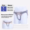 DJJYCTNM Inguinal Hernia Belt for Men and Women, Single/Double Hernia Support with 4 Removable Compression Pads (L) view 2