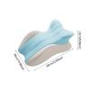 JISADER Bed Wedge Pillow, Headboard Cushion, Multifunctional Face-Down Massage Pillow for Back Sleepers, Blue-Gray view 2