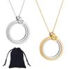 nbeads 2 Pack Pet Fur Memorial Necklaces view 1