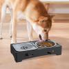 Elevated Dog Bowl, Height-Adjustable, Leak-Proof Water Dispenser view 2