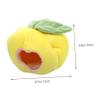HOMOBABE Fruit-Shaped Hamster Hammock with Mat, Short Plush, 17 cm Chain view 2