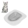 Tyenaza Cat Toilet Training Kit, Universal Reusable Eco-Friendly Cat Toilet Trainer (White Tray, 1 Gray Inner Insert) view 2