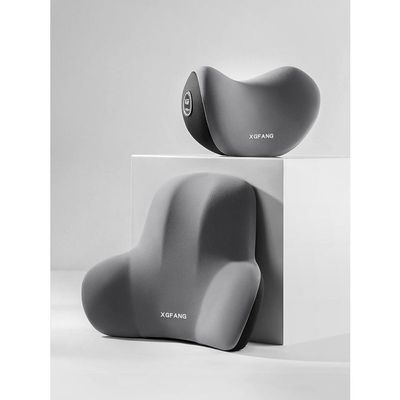 Ydxlcsyy Car Seat Headrest and Lumbar Support Set for Jaguar XJ Sedan (X351), C-Grey