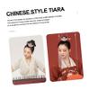 Han-Style Chinese Tiara Classic Alloy Hairpin, Pink view 3