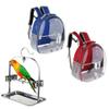 Bird Transport Cage, Transparent, with Perch, 2 Pack view 3