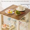 Bird Cage, Indoor Aviary with Panoramic Glass and Accessories view 3