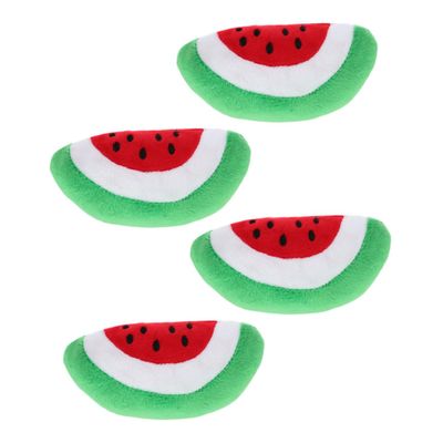 CIYODO 4-Pack Squeaky Dog Toy - Watermelon Shape