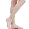 QuxetlRyz Calf Compression Sleeves, 1 Pair, Footless, for Men and Women, Beige, L view 1