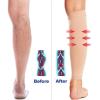 QuxetlRyz Calf Compression Sleeves, 1 Pair, Footless, for Men and Women, Beige, L view 4
