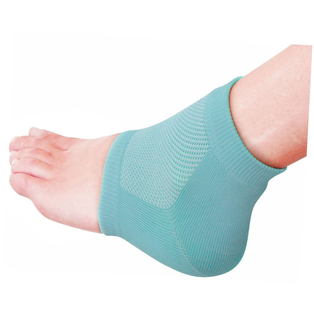 SAFIGLE Ventilated Nylon Heel Socks with Open Toes, Moisturizing Foot Care, Random Color