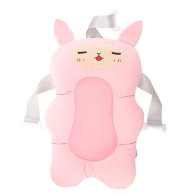 UTHCLO Bunny Bathtub Cushion, Quick-Foaming Soft Non-Slip Bath Mat for Newborns
