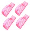 BAZEITFLOW Nail Brushes, 4-Pack, Pink view 1