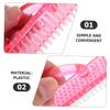 BAZEITFLOW Nail Brushes, 4-Pack, Pink view 3