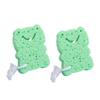 WRITWAA 2-Piece Cute Animal-Shaped Natural Bath Sponges for Babies and Toddlers view 1