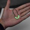 Glow-in-the-Dark Zipper Pulls for Backpacks, PU, 20 Pieces, Black view 4