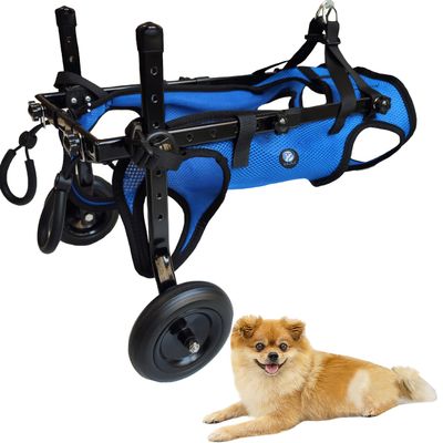 NXTFNRNX Foldable and Adjustable Two-Wheeled Pet Wheelchair for Large and Medium-Sized Dogs