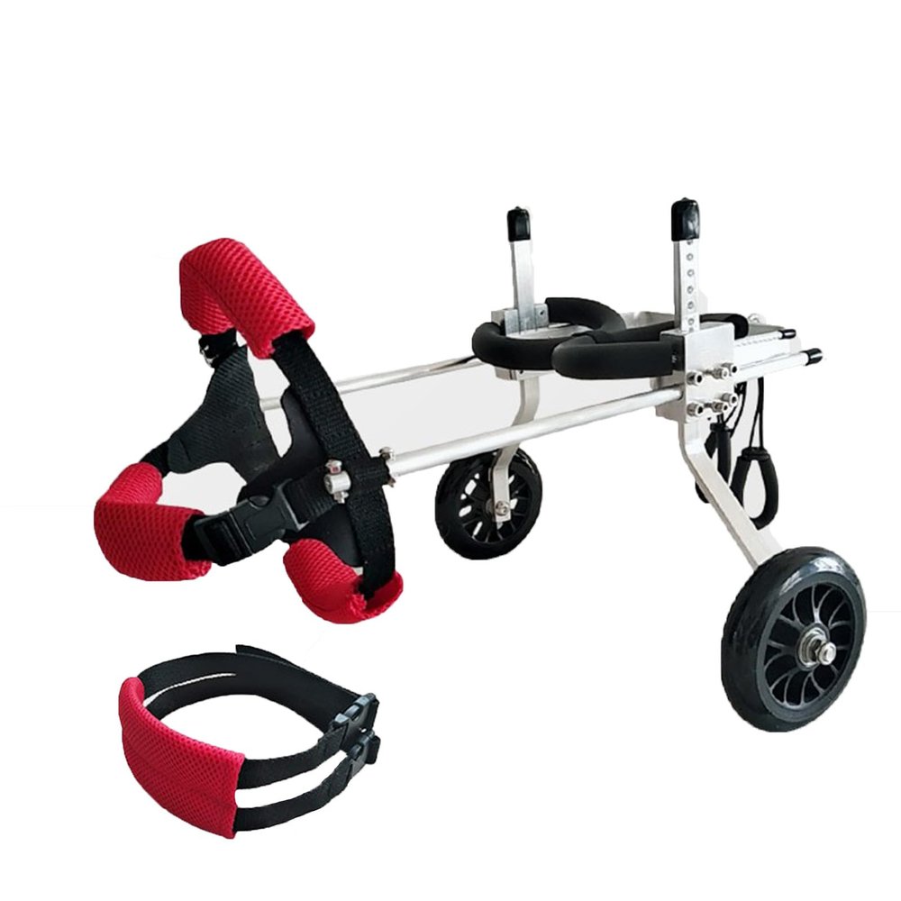 Adjustable 2-Wheel Dog Wheelchair for Weak Hind Legs