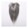 Human Hair Topper for Women, 360° 3D Coverage, Medium Bangs, Brown Mix Dark Blonde view 3
