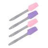 Portable Wax Spatula, Silicone and PP, Purple-Pink view 1