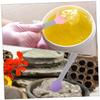 Portable Wax Spatula, Silicone and PP, Purple-Pink view 3