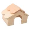 HOMOBABE Wooden Hideout for Small Pets view 1