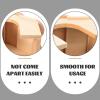 HOMOBABE Wooden Hideout for Small Pets view 3