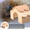 HOMOBABE Wooden Hideout for Small Pets view 4