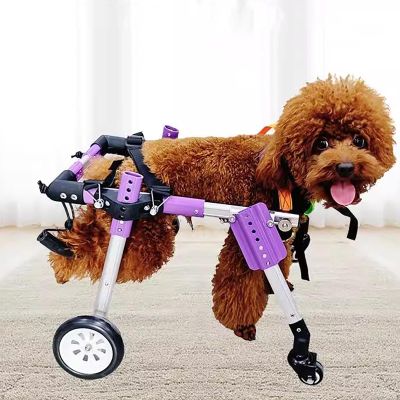 NXTFNRNX Adjustable Dog Wheelchair with Front and Rear Wheels, Hip Support Cart for Injured Dogs, All-Terrain Leg Brace for Dogs with a Rear-Leg ACL Tear
