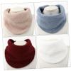 UPKOCH 4-Piece Cotton Bibs for Boys and Girls, Random Colors view 4