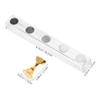 VALICLUD 5-Piece Gold-Colored Plastic Nail Art Stands view 2