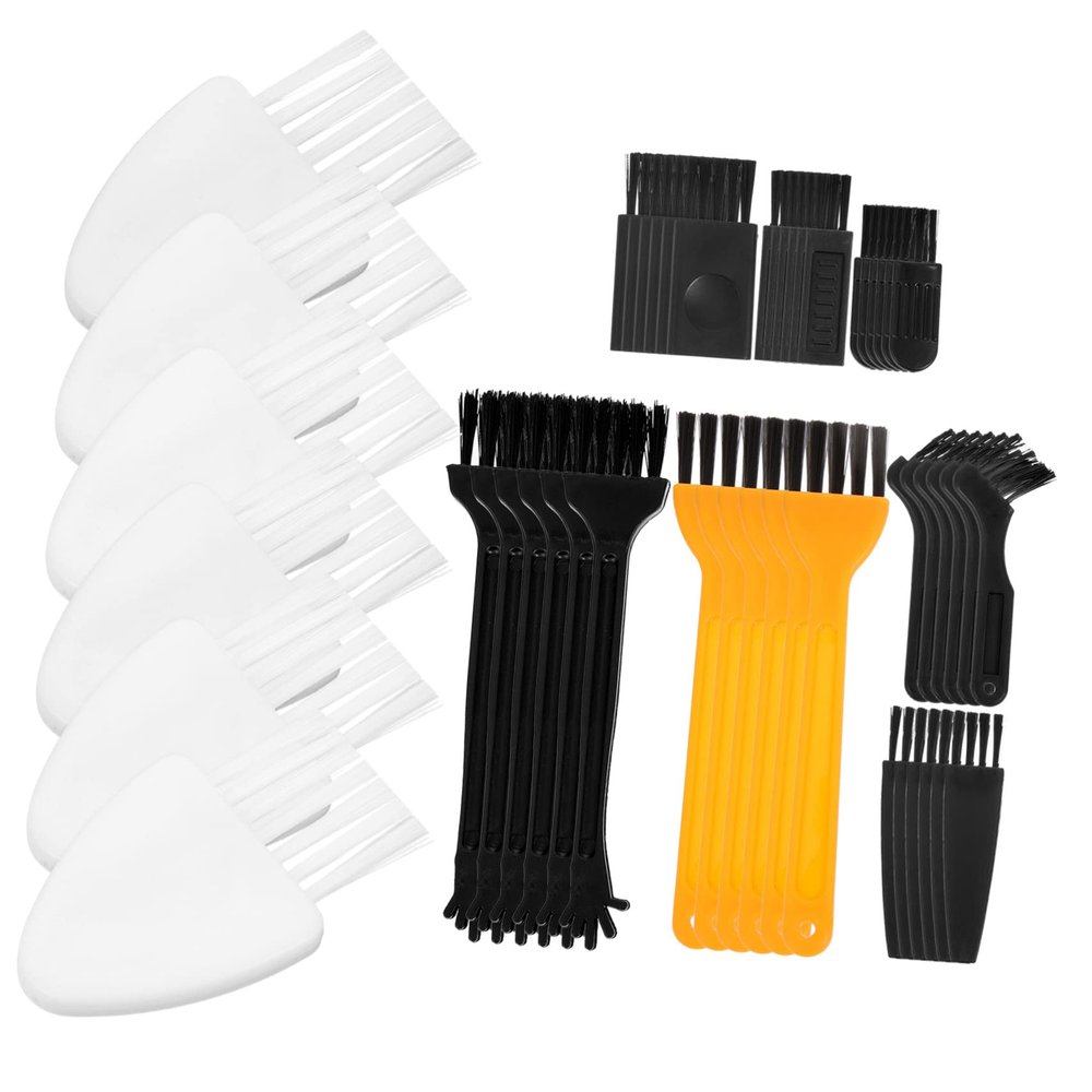 Small Cleaning Brushes, 48-Piece PP Nylon Set for Razors and Brushes