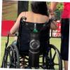 Hanging Wheelchair Bag for Oxygen Cylinders, Oxford Fabric, Black view 4