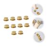 DEARMAMY Gold-Copper Nail Art Rotating Accessories, 10 Pieces view 2