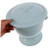 VALICLUD 2-Pack Plastic Bedpans with Lids, Lightweight and Odor-Isolating, Portable Adult Unisex Urinals view 4