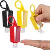 OUNONA Set of 4 Travel Bottles, Leakproof Refillable Liquid Containers with Silicone Sleeves, 4 x 4.92 x 1.18 in view 1