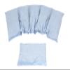 PLAIN FABRIC Spelt Heat Pillow Set of 2, 5-Chamber + Small, 51 x 21 cm Grain Pillow, Microwave + Oven (Light Blue, Spelt) view 1