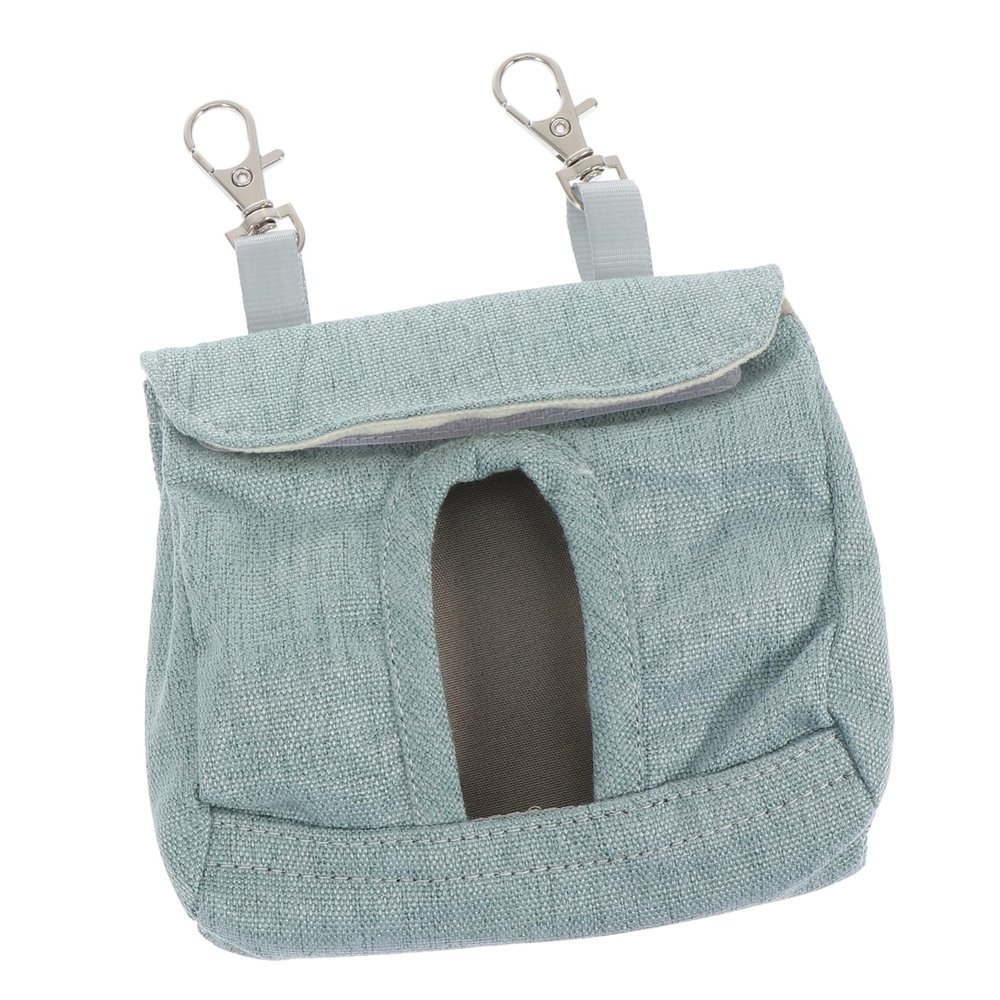 Guinea Pig Hanging Bag with Window Edge, Washable, 1-Piece, Blue