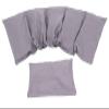 Plain Fabric Grape Seed Heat/Cool Cushion Set, 2-Piece, 5-Chamber + Small, XXL, Gray view 1