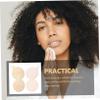 4 Cotton-Linen Facial Exfoliating Pads with Loofah view 3