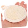 4 Cotton-Linen Facial Exfoliating Pads with Loofah view 4